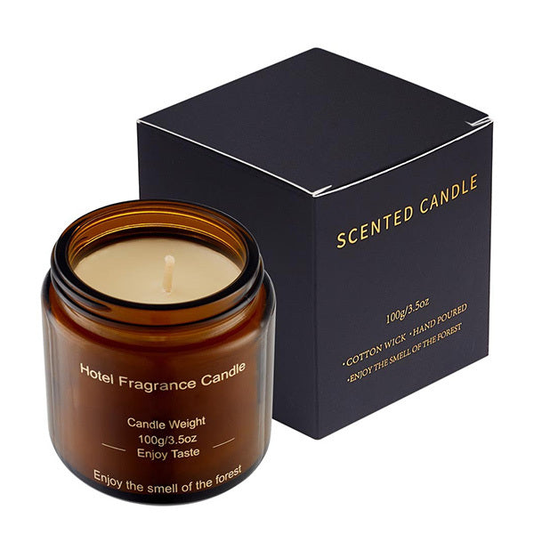 Livingandhome lavender scented candle 100g, imported from the UK