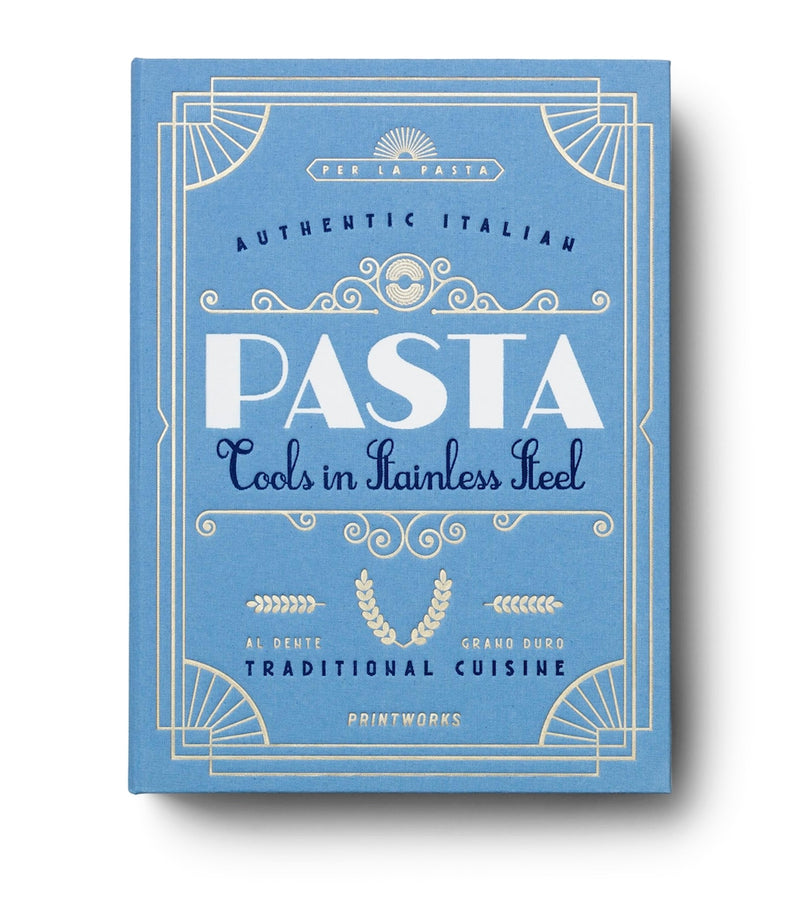 Printworks stainless steel pasta tool set, imported from the UK