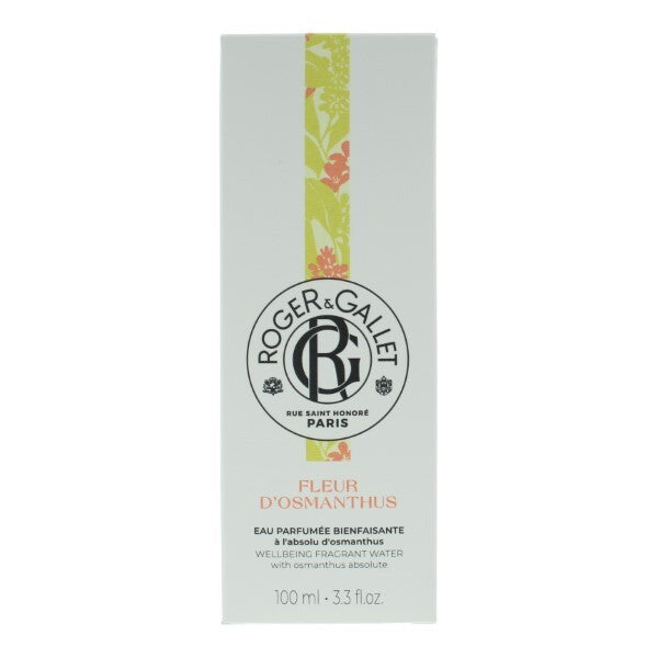 Roger & Gallet Fleur D'Osmanthus fragrant wellbeing water 100ml spray (British brand)