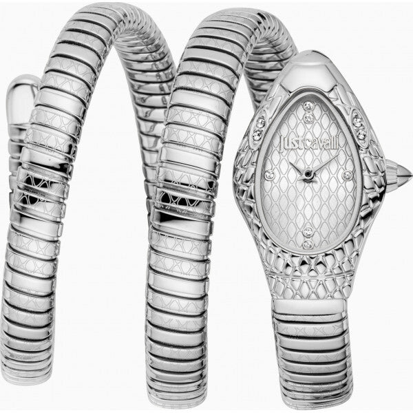 Just Cavalli Snake Watch stainless steel, imported from the UK