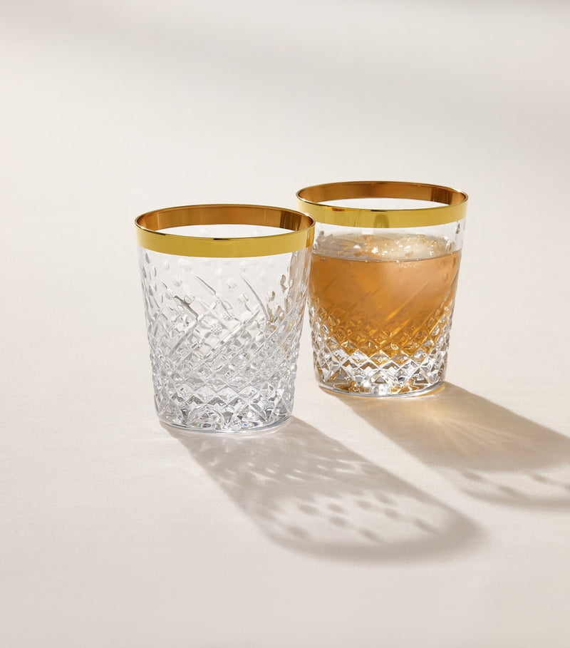 Waterford Gilded Crystal Tumblers 340ml - British product