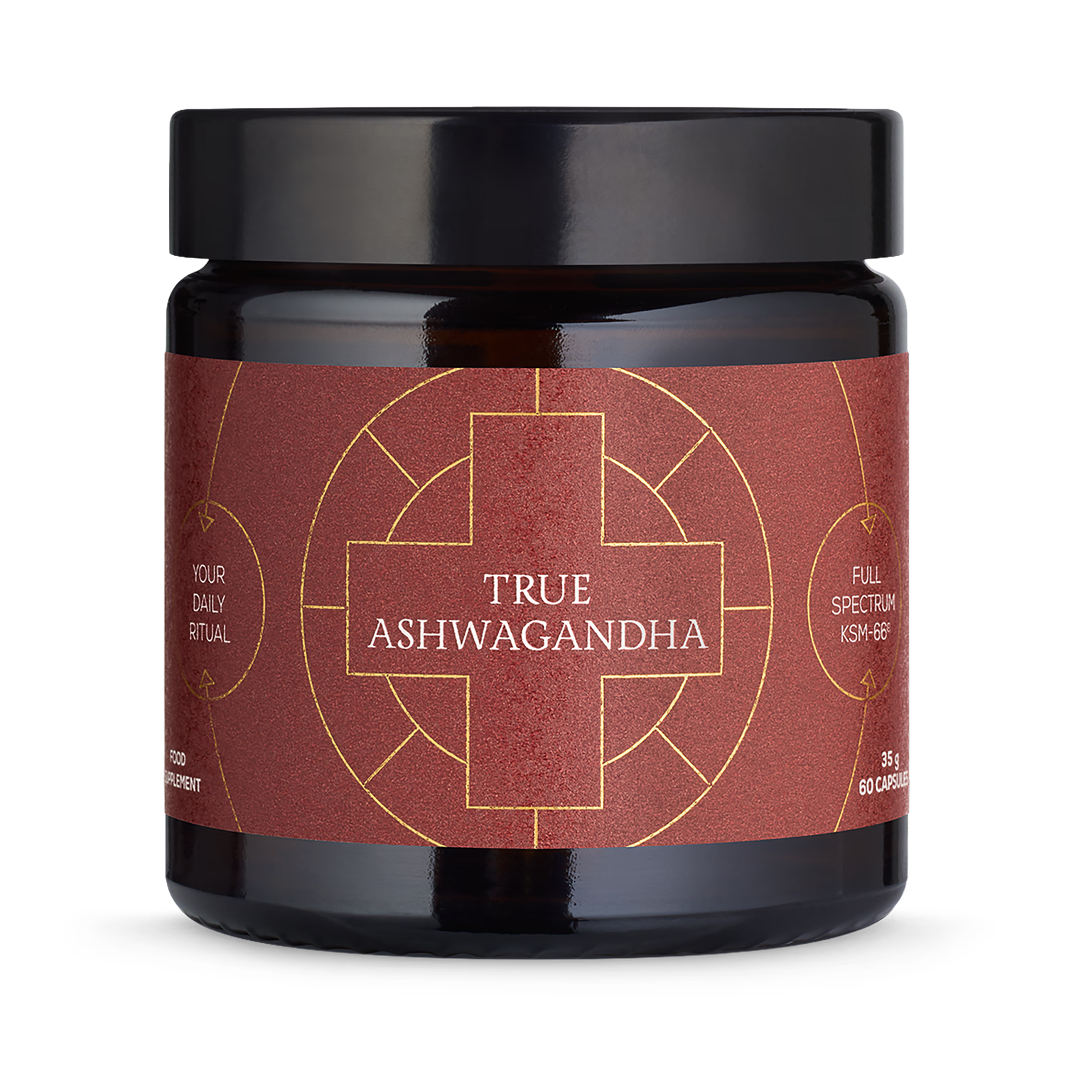 Ancient+Brave True Ashwagandha supplement 60 capsules, UK version