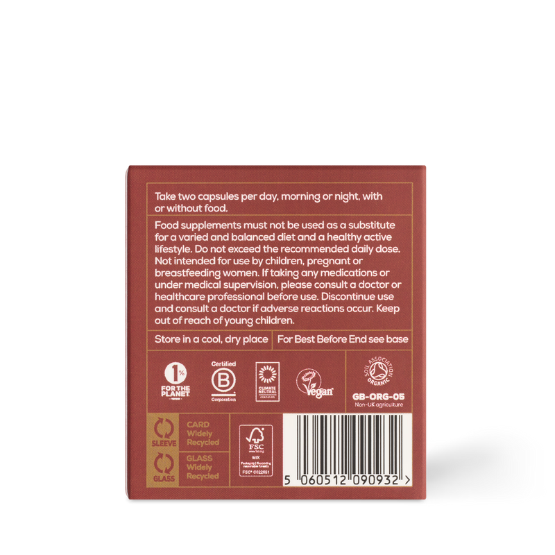 Ancient+Brave True Ashwagandha supplement 60 capsules, UK version