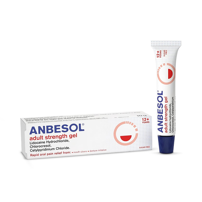 Anbesol Adult Strength Gel 10g, UK version