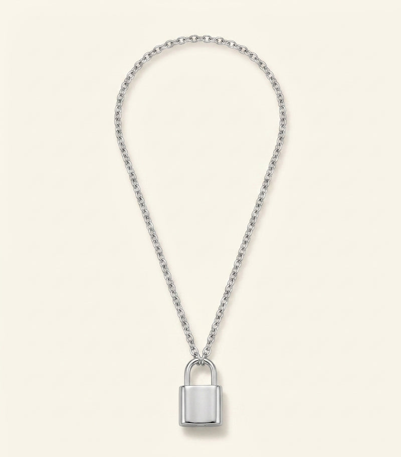 Balenciaga BB Padlock Necklace, UK version