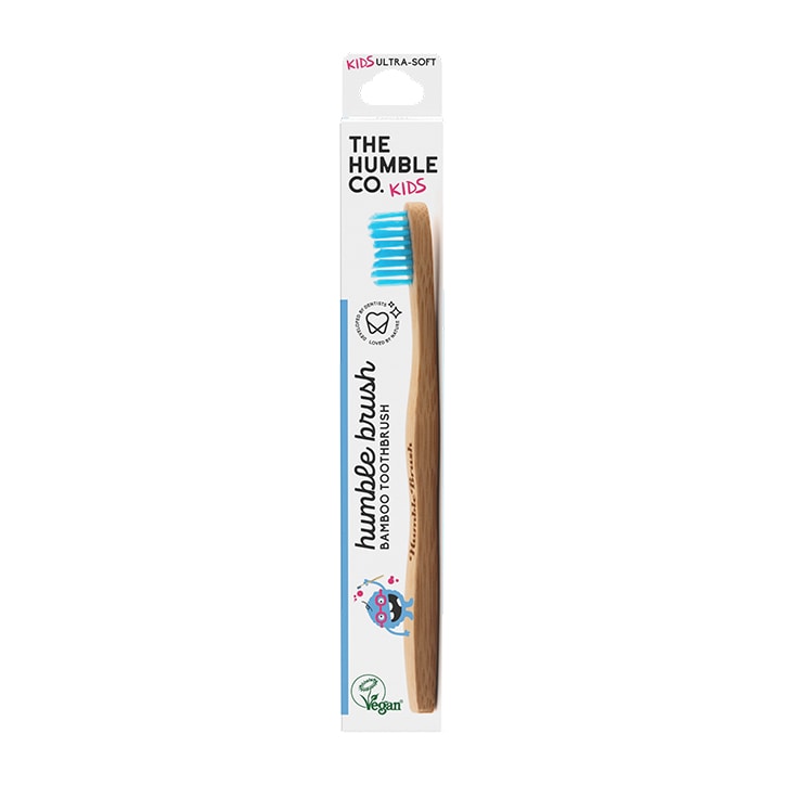 Humble Bamboo Kids Ultra Soft Bristle Toothbrush (Blue, Purple, White or Yellow) Toothbrushes Holland&Barrett   