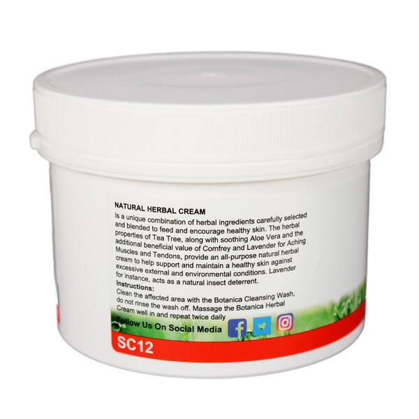 Botanica herbal cream 300ml with natural ingredients (British brand)