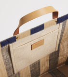 Harrods large canvas stripe Knightsbridge shopper bag - British product