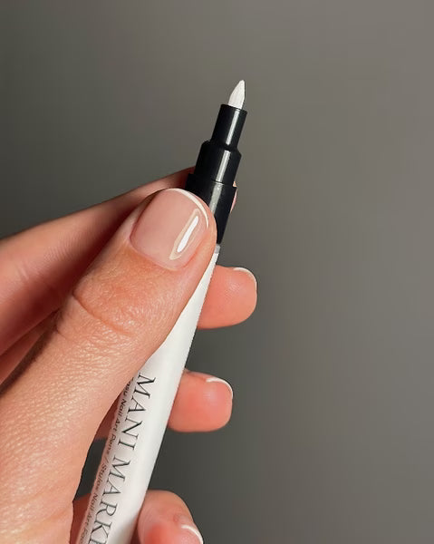 Nails.INC white mani marker nail art pen 3ml, imported from the UK