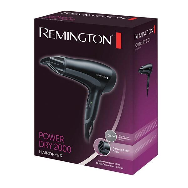 Remington Powerdry 2000W Hair Dryer D3010 GOODS Superdrug   