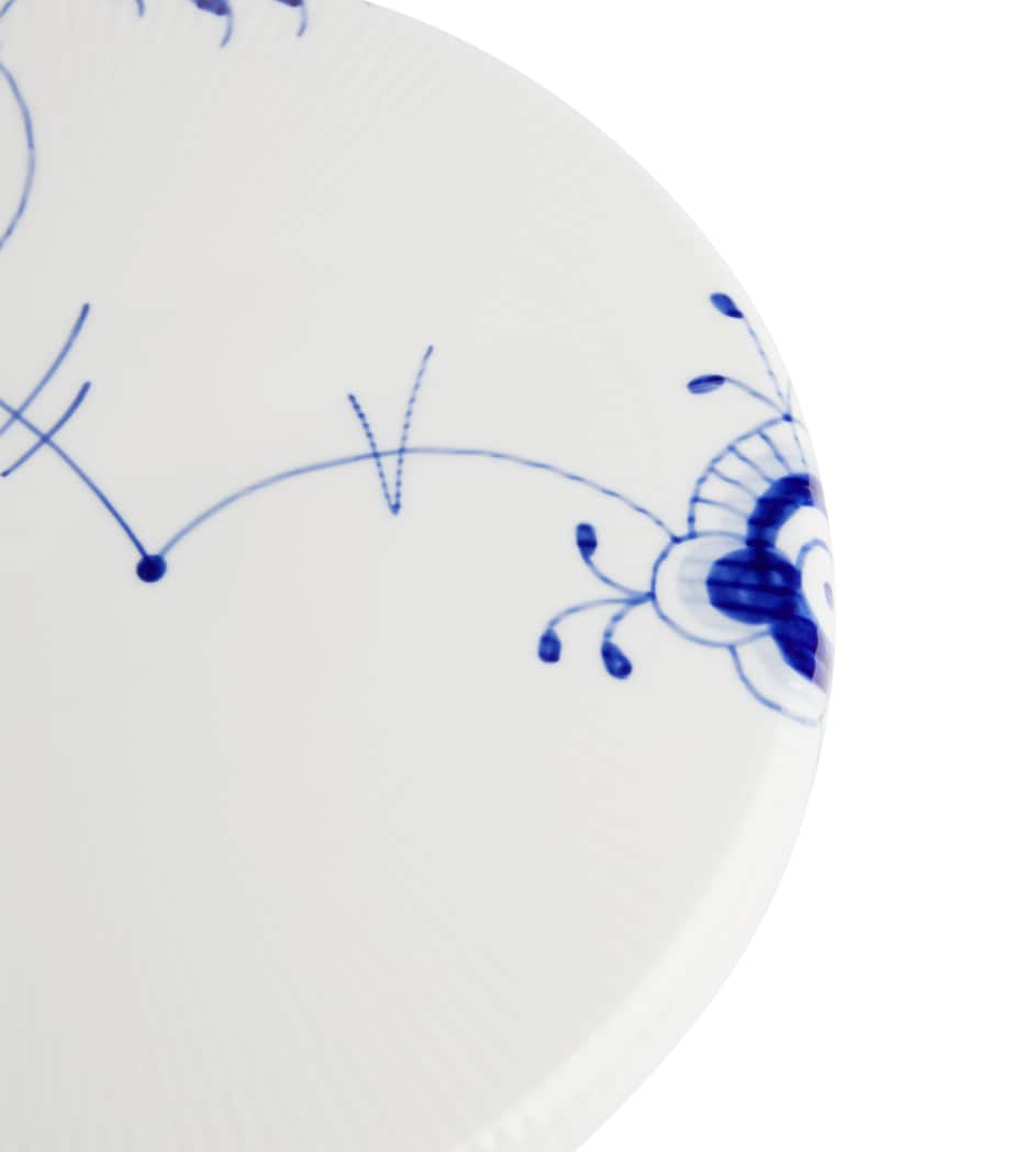 Royal Copenhagen blue fluted mega serving dish on stand 29.5cm, imported from the UK