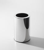 Decor Walther stainless steel round bathroom bin - British product