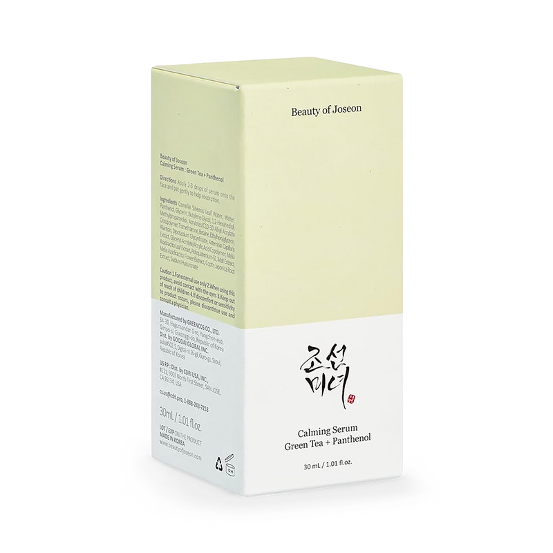 Beauty of Joseon serum green tea panthenol 30ml, imported from the UK