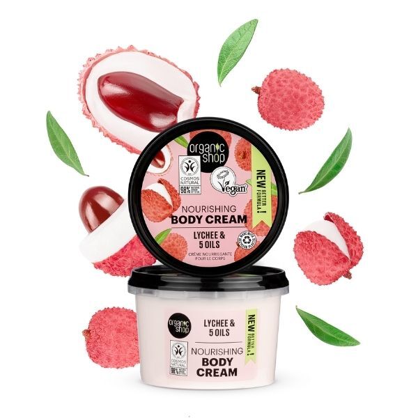 Organic Shop lychee body cream 250ml, UK version