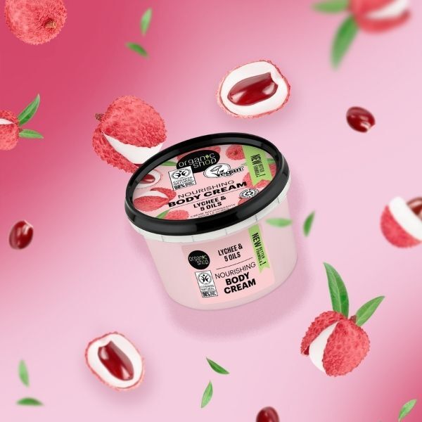 Organic Shop lychee body cream 250ml, UK version