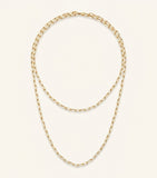 Cartier Santos de Cartier long chain necklace 94cm yellow gold (British brand)