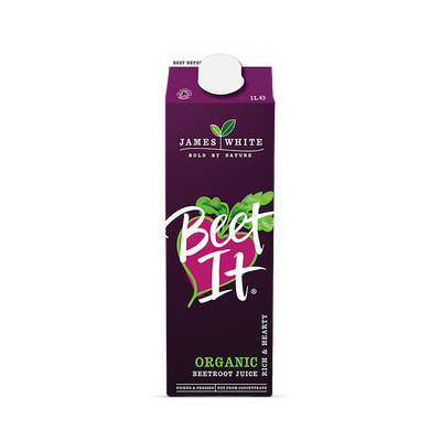 Holland & Barrett James White Drinks Beet It Organic Beetroot Juice 1L- Buy online at McGrocer
