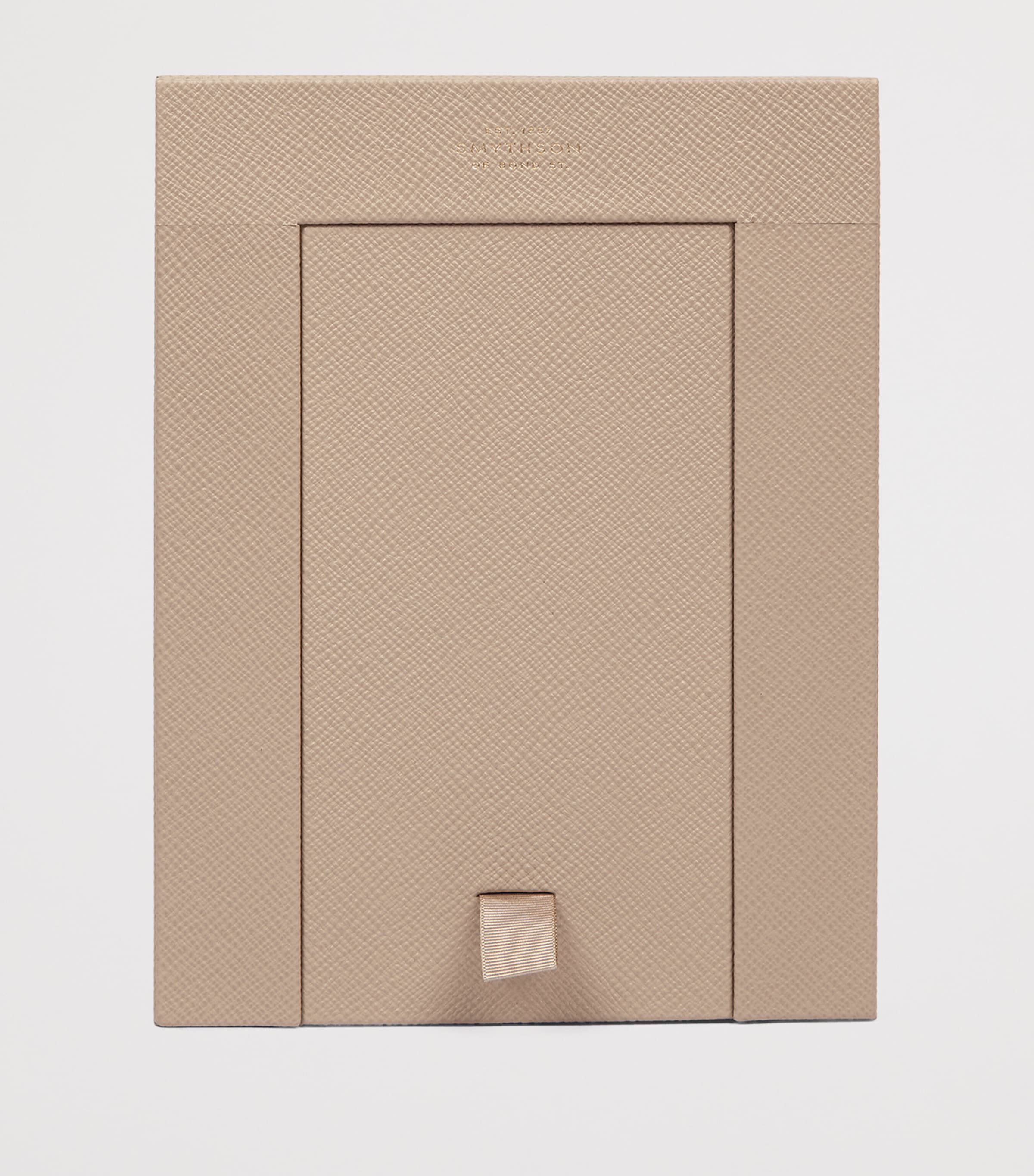 Smythson calfskin Panama double photo frame 6 x 4 (British brand)