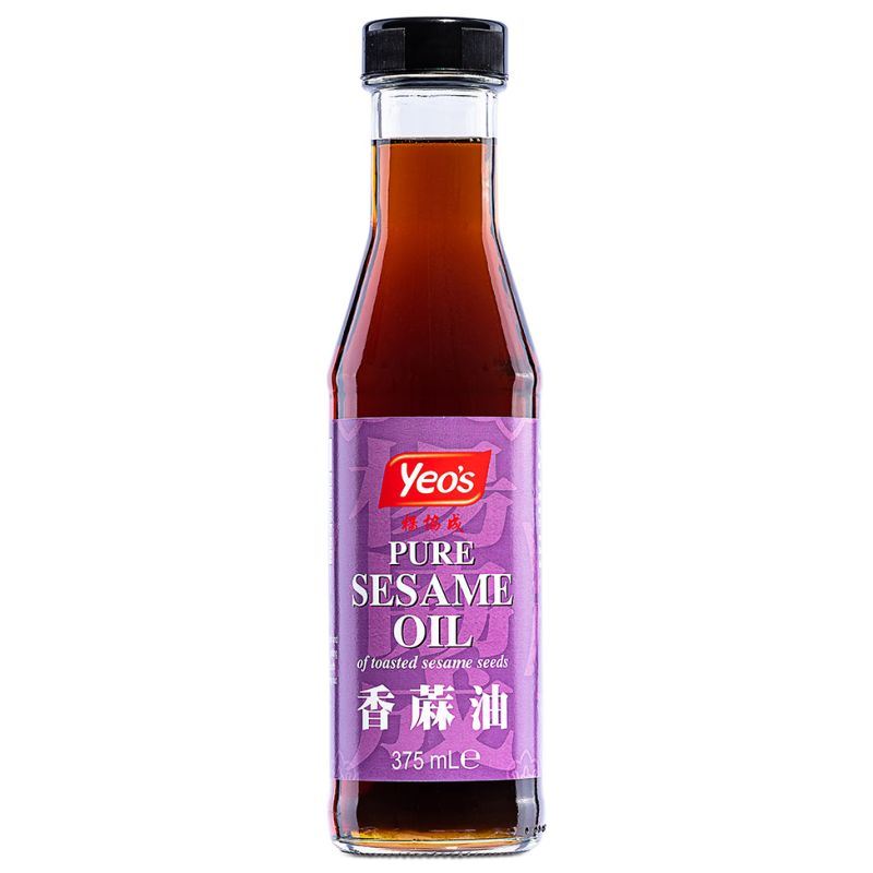 Yeo's pure sesame oil toasted medium size, UK version