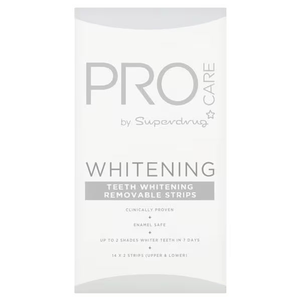 Superdrug ProCare Teeth Whitening Strips 14 Pack (British brand)