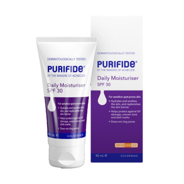 Acnecide Purifide Daily Moisturiser Spf30 50Ml GOODS Superdrug   