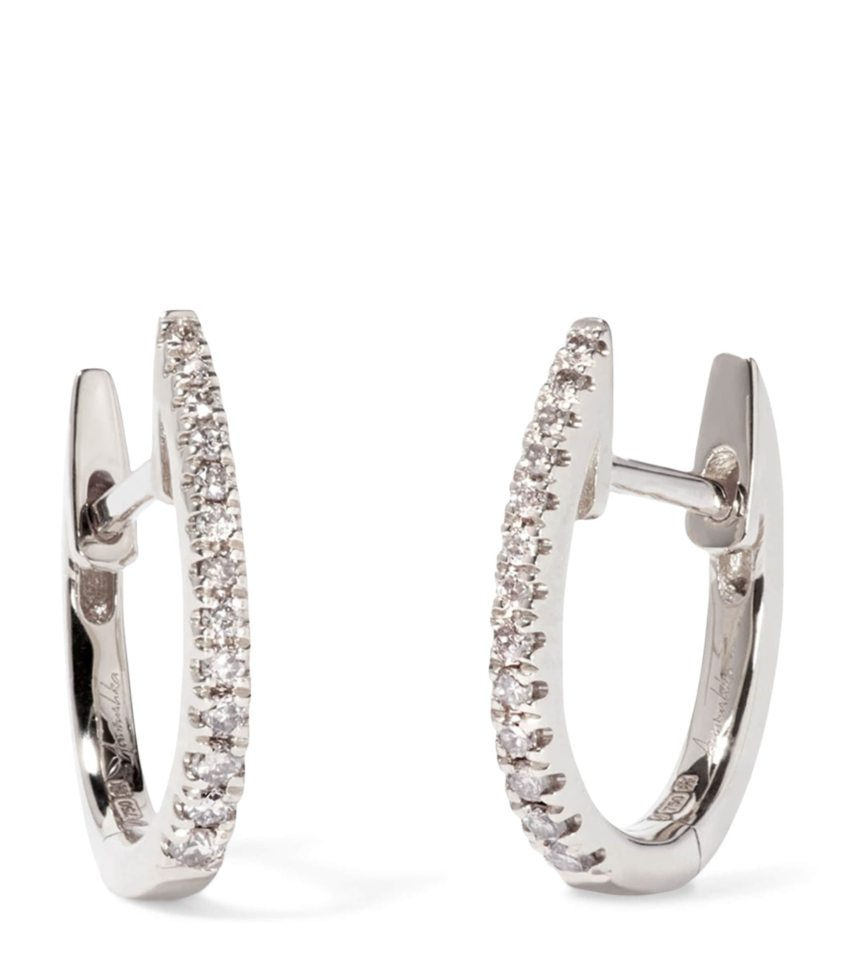 Annoushka Eclipse diamond hoop earrings - British product