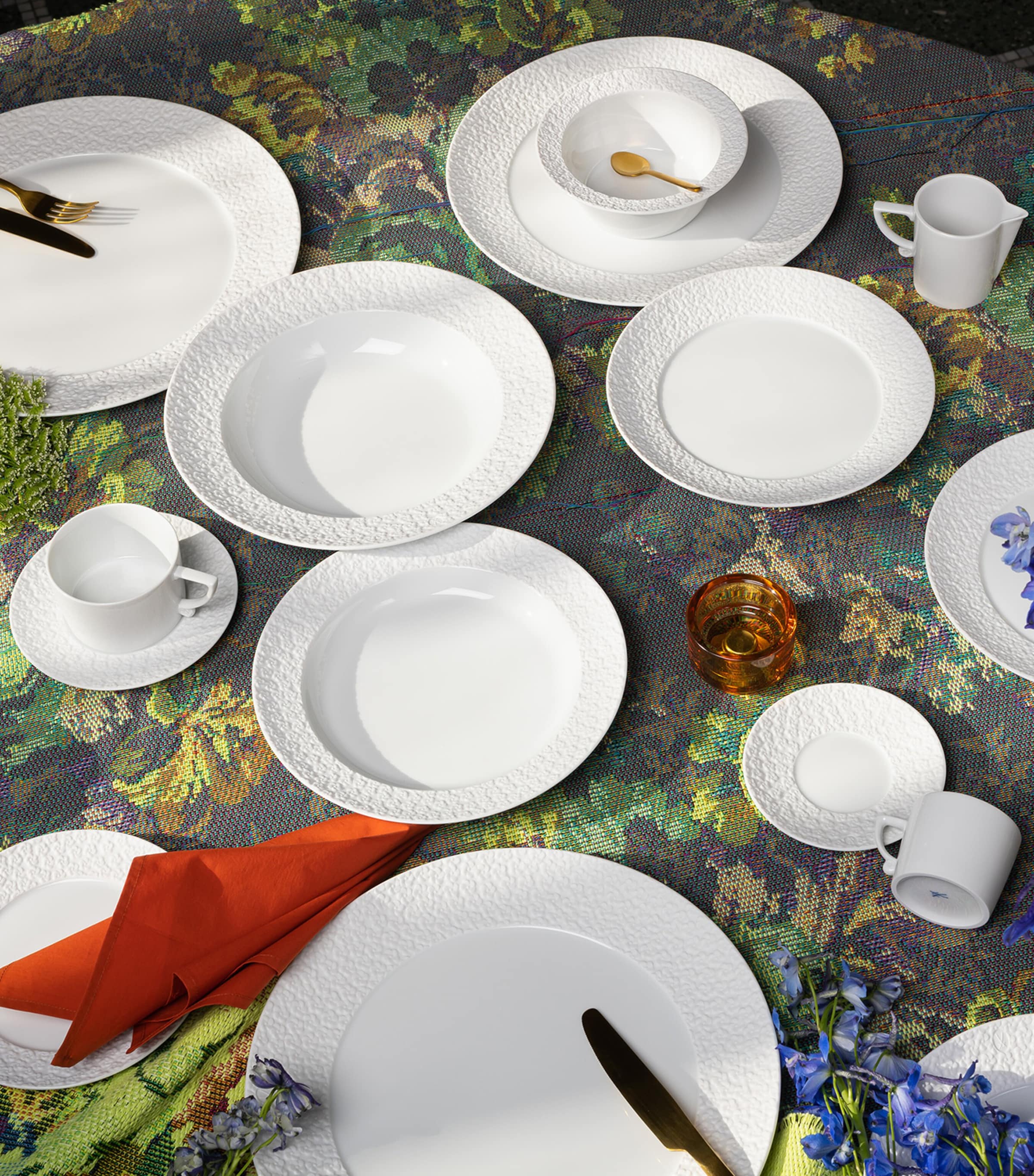 Meissen floral coffee cup and saucer 150ml, imported from the UK