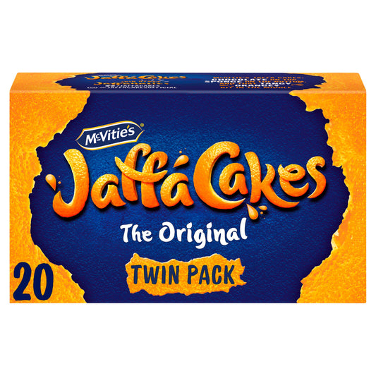McVitie's Jaffa Cakes Original Twin Pack Biscuits x20 Biscuit barrel Sainsburys   