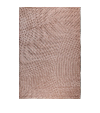 Harrods The Rug Company Wool-Silk Sono Salmon Rug 2.74m x 1.83m- Buy online at McGrocer