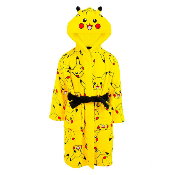 Pokemon Kids Pikachu Front Pocket Robe (4-5 Years)