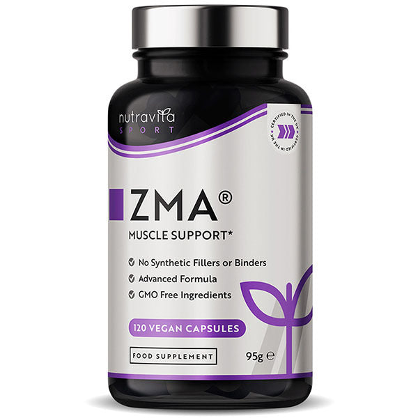 Nutravita ZMA Muscle Support - 120 Vegan Capsules