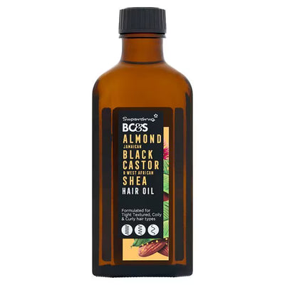 Superdrug Black Castor Shea Mandel Haaröl 100ml