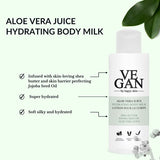 Vegan by Happy Skin Aloe Vera Hydrating Body Milk 100ml