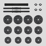 Phoenix Fitness 20kg weight set with steel plates - British product
