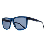 Lacoste L6025S men's sunglasses in transparent blue grey - British product