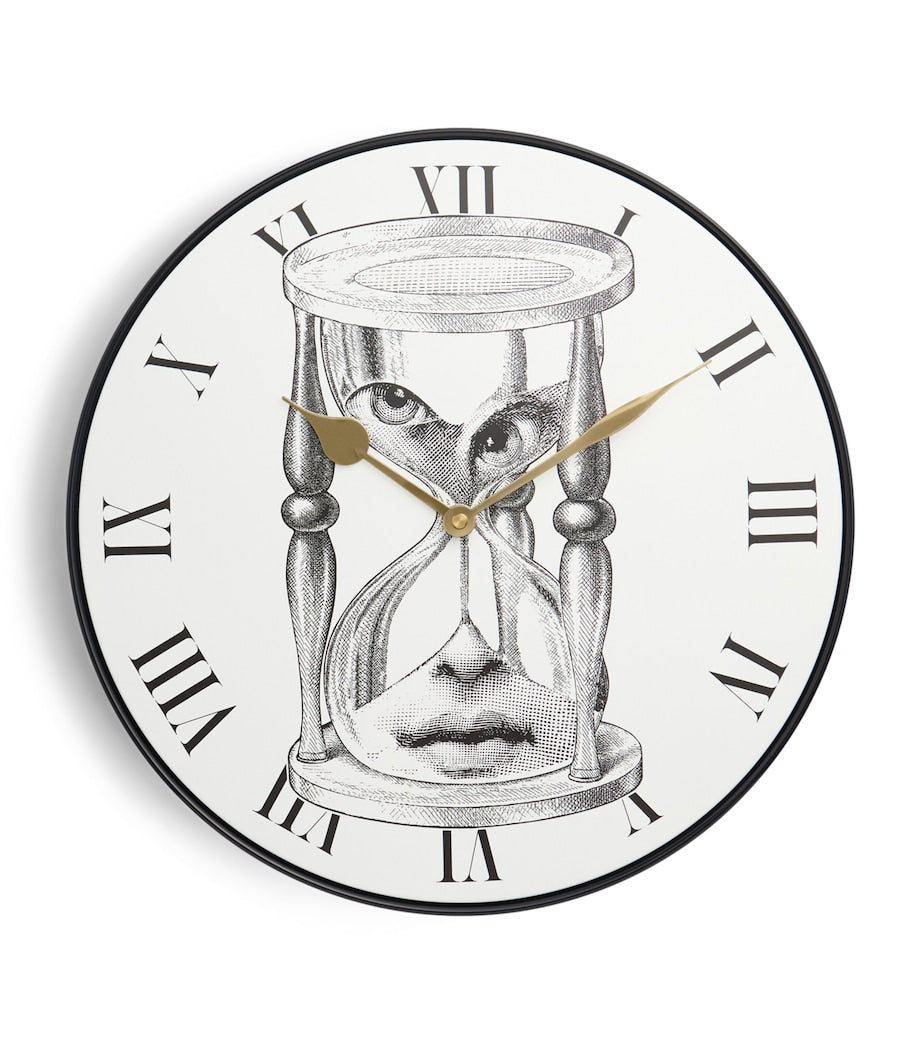 Fornasetti Tema e Variazioni wall clock 36.5cm, UK version