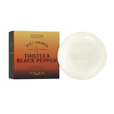 Scottish Fine Soaps Men's Thistle & Black Pepper Shampoo Bar 100g (British brand)