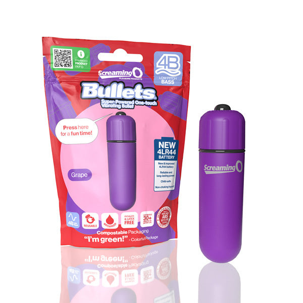 Screaming O 4B Grape bullet vibrator (British brand)