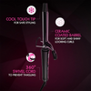 Wahl ceramic curling tong 25mm black, imported from the UK