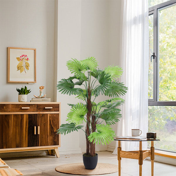 Livingandhome Artificial Palm Tree 120cm, UK version