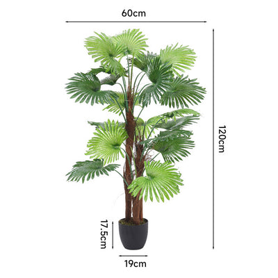 Superdrug Livingandhome Artificial Palm Tree Indoor Planter 120cm- Buy online at McGrocer