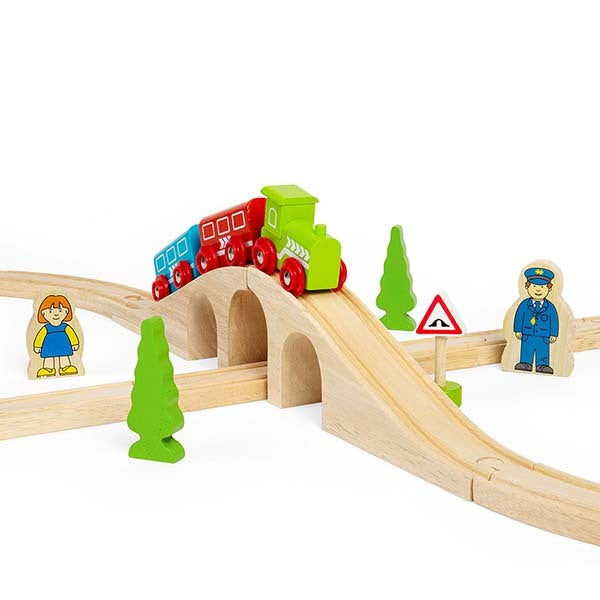 Bigjigs Rail Figure of Eight Train Set GOODS Superdrug   