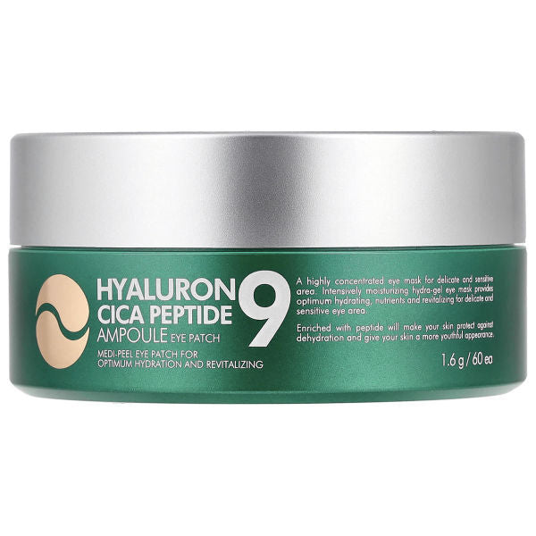 MediPeel Hyaluron Cica Peptide 9 Ampoule eye patches 60pcs, UK version