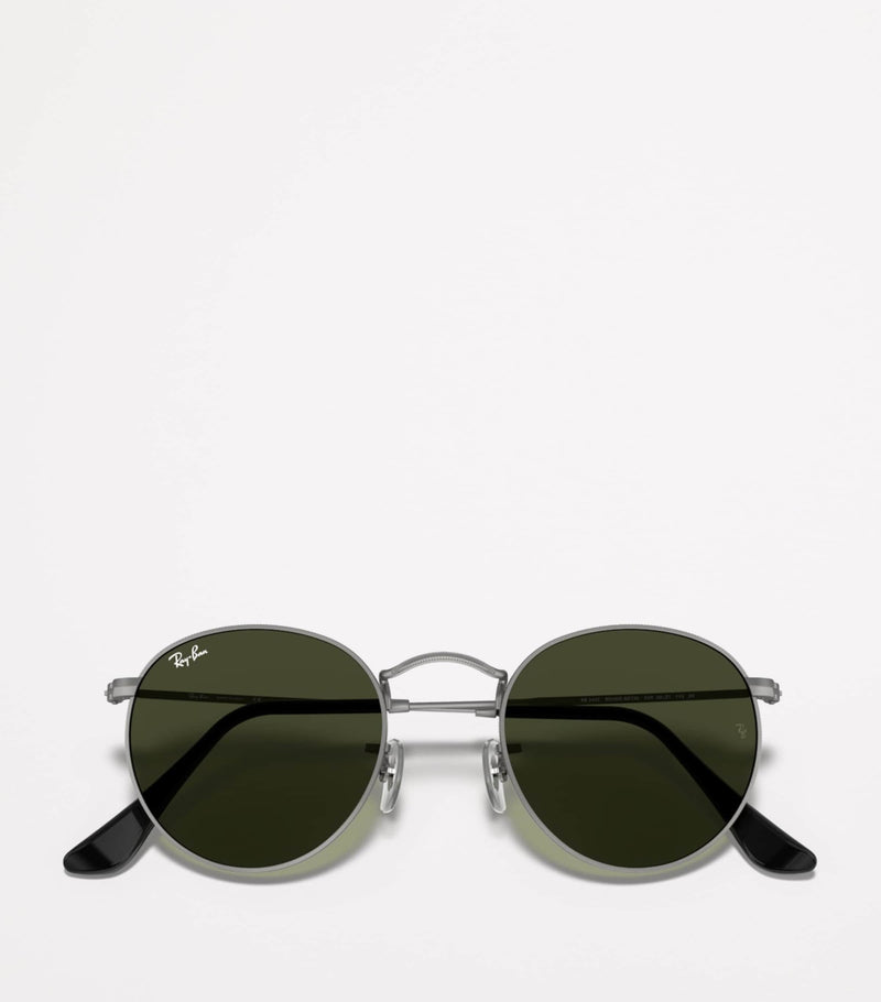Ray-Ban RB3447 round metal sunglasses (British brand)