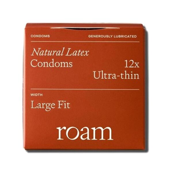 Roam Ultra-Thin Condoms Large Fit 12pk (British brand)