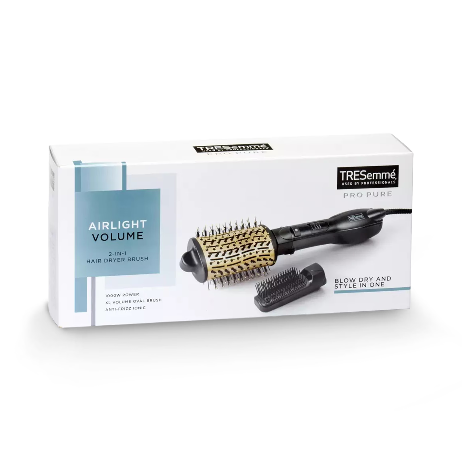 TRESemmé 2 in 1 Hair Dryer Brush Black - British product