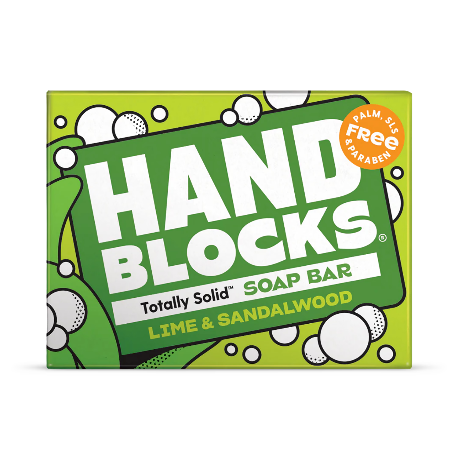 Lime & Sandalwood hand soap bar, UK version