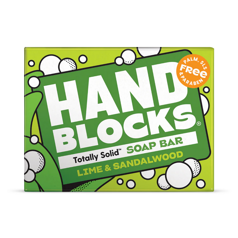 Lime & Sandalwood hand soap bar, UK version