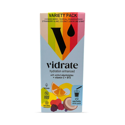 Holland & Barrett Vidrate Hydration Variety 12 Sachets- Buy online at McGrocer