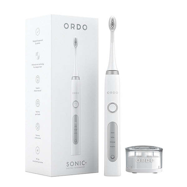 Ordo Sonic+ Toothbrush White Silver Electric Toothbrush